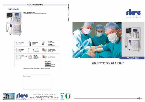 Morpheus M Anaesthesia Siare